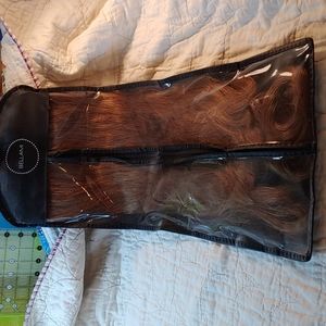 Bellami hair extensions, medium blonde with highlights